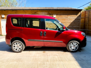 2018 Fiat Doblo 4 SEAT Wheelchair Accessible Disabled Access Vehicle Wav in Red — image 6