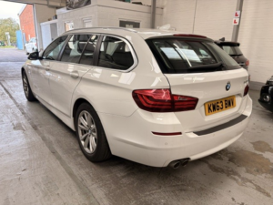 2014 BMW 5 Series 2.0 520d Se Touring in White — image 3