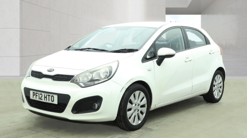 2012 Kia Rio 1.4 2 White 5dr in White — image 1