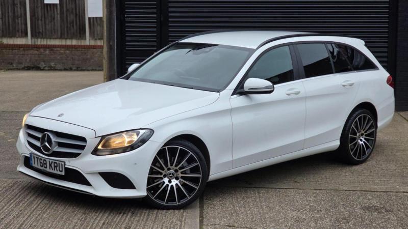 2018 Mercedes-Benz C Class 2.0 C220d Se G-Tronic+ Euro 6 (s/s) 5dr in White — image 1
