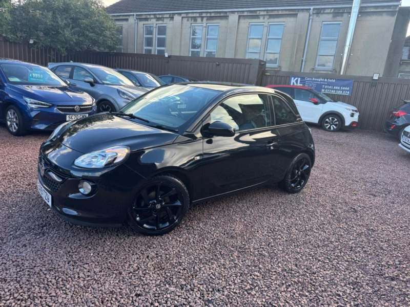 2019 Vauxhall Adam 1.2i Griffin Euro 6 3dr in Black — image 1