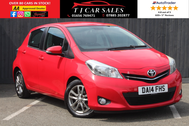 2014 Toyota Yaris 1.3 Dual Vvt-I Icon Plus in Red — image 1