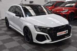 2023 Audi Rs3 2.5 Tfsi Vorsprung Sportback S Tronic Quattro Euro 6 (s/s) 5dr in White — image 3
