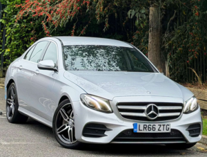 2016 Mercedes-Benz E Class 2.0 E220d Amg Line Saloon 4dr Diesel G-Tronic+ Euro 6 (s/s) (194 Ps) in Silver — image 2
