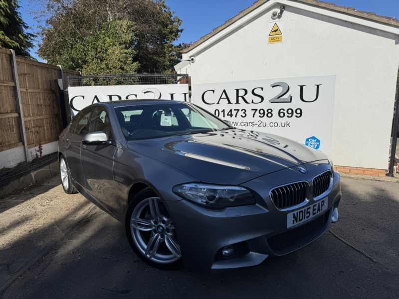 2015 BMW 5 Series 3.0 535d M Sport Saloon in Grey — image 1