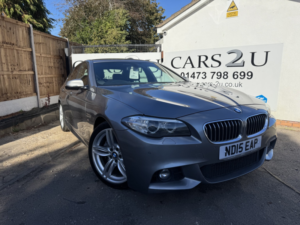 2015 BMW 5 Series 3.0 535d M Sport Saloon in Grey — image 2