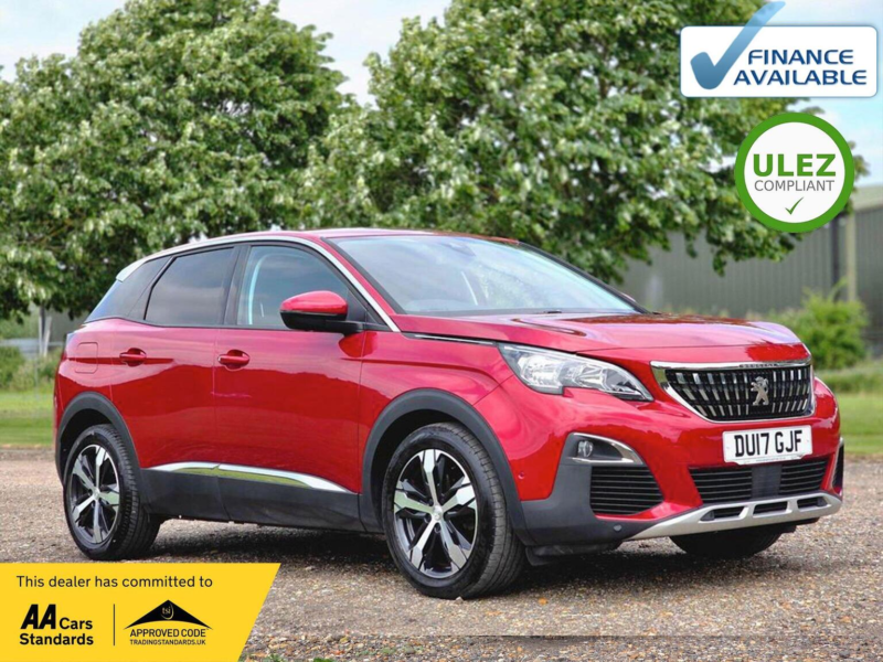 2017 Peugeot 3008 1.6 Thp Allure Eat Euro 6 (s/s) 5dr in Red — image 1
