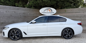 2022 BMW 5 Series 3.0 530d Xdrive M Sport Saloon in White — image 2
