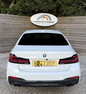 2022 BMW 5 Series 3.0 530d Xdrive M Sport Saloon in White — image 4