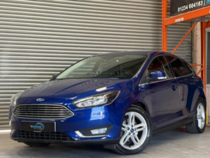 2016 Ford Focus 1.5 Tdci Titanium Euro 6 (s/s) 5dr in Blue — image 4