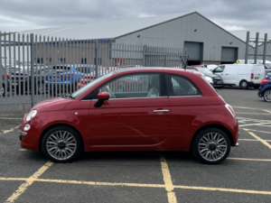 2015 Fiat 500 1.2 Eco Lounge Hatchback 3dr Petrol Manual Euro 6 (s/s) (69 Bhp) in Red — image 5