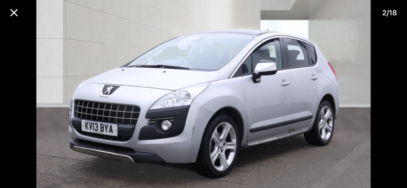 2013 Peugeot 3008 1.6 E-Hdi Allure in Silver — image 1