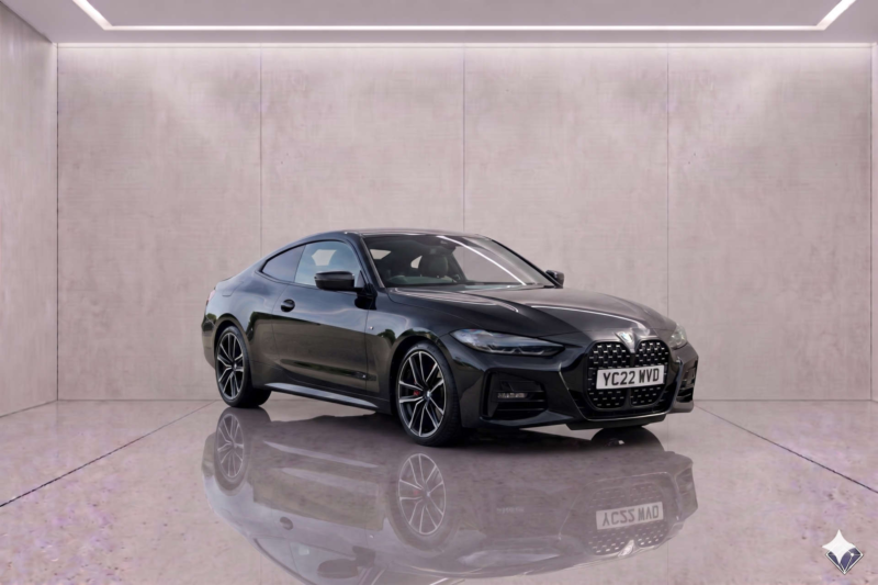 2022 BMW 4 Series 2.0 420d M Sport Mhev Auto 2dr in Black — image 1