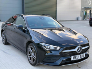 2021 Mercedes-Benz Cla 1.3 Cla250e 15.6kwh Amg Line (premium) Coupe 8g-Dct Euro 6 (s/s) 4dr in Black — image 4