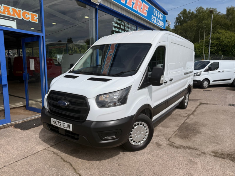 2023 Ford Transit 2.0 350 Ecoblue Leader Panel Van 5dr Diesel Manual Rwd L3 H2 Euro 6 130 Ps in White — image 1
