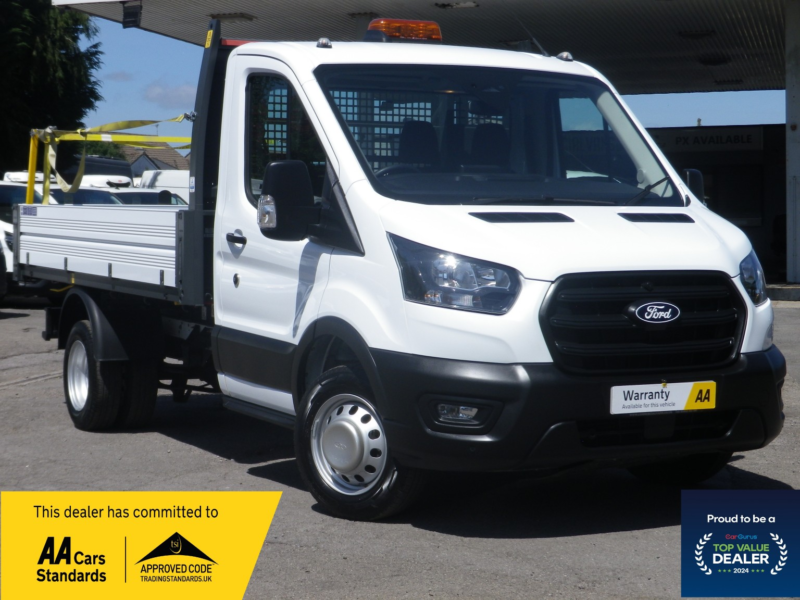 2025 Ford Transit 2.0 Transit Leader Single Cab Tipper 350 L2 2.0l Ecoblue 130ps Rwd 6 Speed Manual in White — image 1