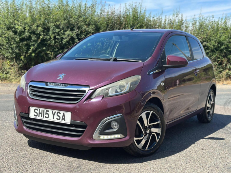2015 Peugeot 108 1.2 Vti Puretech Allure Euro 5 3dr in Purple — image 1