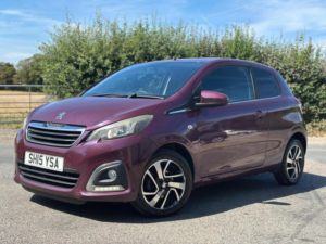 2015 Peugeot 108 1.2 Vti Puretech Allure Euro 5 3dr in Purple — image 3