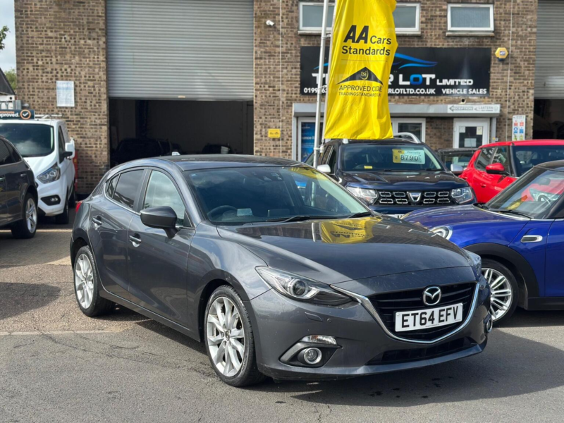2015 Mazda Mazda3 2.0 Skyactiv-G Sport Nav Euro 5 (s/s) 5dr in Grey — image 1