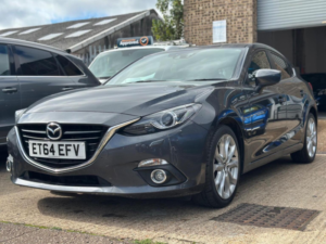 2015 Mazda Mazda3 2.0 Skyactiv-G Sport Nav Euro 5 (s/s) 5dr in Grey — image 4