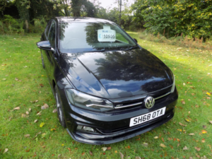 2018 Volkswagen Polo 1.0 Tsi R-Line Euro 6 (s/s) 5dr in Black — image 2