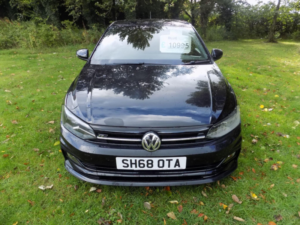 2018 Volkswagen Polo 1.0 Tsi R-Line Euro 6 (s/s) 5dr in Black — image 3