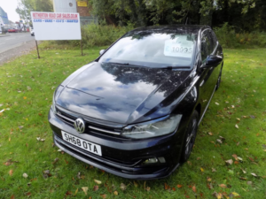 2018 Volkswagen Polo 1.0 Tsi R-Line Euro 6 (s/s) 5dr in Black — image 4