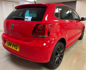 2014 Volkswagen Polo 1.2 Match Edition Hatchback 5dr Petrol Manual Euro 5 (60 Ps) in Red — image 4