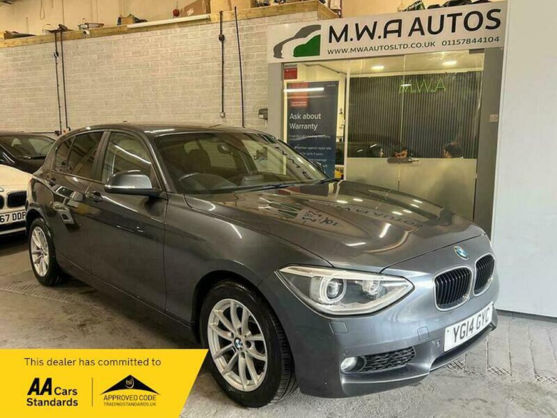 2014 BMW 1 Series 2.0 116d Se Hatchback 5dr Diesel Auto Euro 5 (s/s) (116 Ps) in Grey — image 1