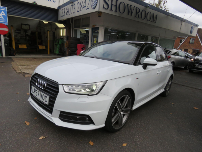 2017 Audi A1 1.4 Tfsi S Line Sportback S Tronic Euro 6 (s/s) 5dr in White — image 1