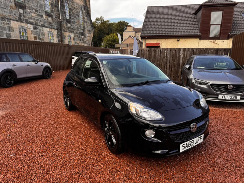 2019 Vauxhall Adam 1.2i Griffin Euro 6 3dr in Black — image 1