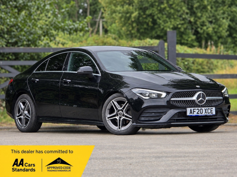 2020 Mercedes-Benz Cla 1.3 Cla180 Amg Line (premium 2) Coupe 4dr Petrol 7g-Dct Euro 6 (s/s) (136 Ps) in Black — image 1