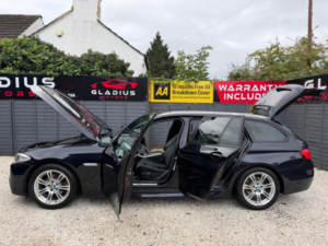 2012 BMW 5 Series 2.0 520d M Sport Touring Steptronic Euro 5 (s/s) 5dr in Black — image 6
