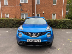 2018 Nissan Juke 1.6 Bose Personal Edition Euro 6 5dr in Blue — image 2