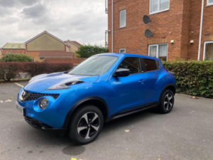 2018 Nissan Juke 1.6 Bose Personal Edition Euro 6 5dr in Blue — image 3