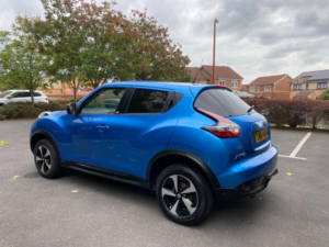 2018 Nissan Juke 1.6 Bose Personal Edition Euro 6 5dr in Blue — image 5