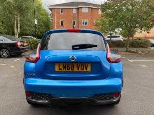 2018 Nissan Juke 1.6 Bose Personal Edition Euro 6 5dr in Blue — image 6