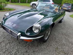1972 Jaguar E-Type V12 Roadster Manual in Green — image 3