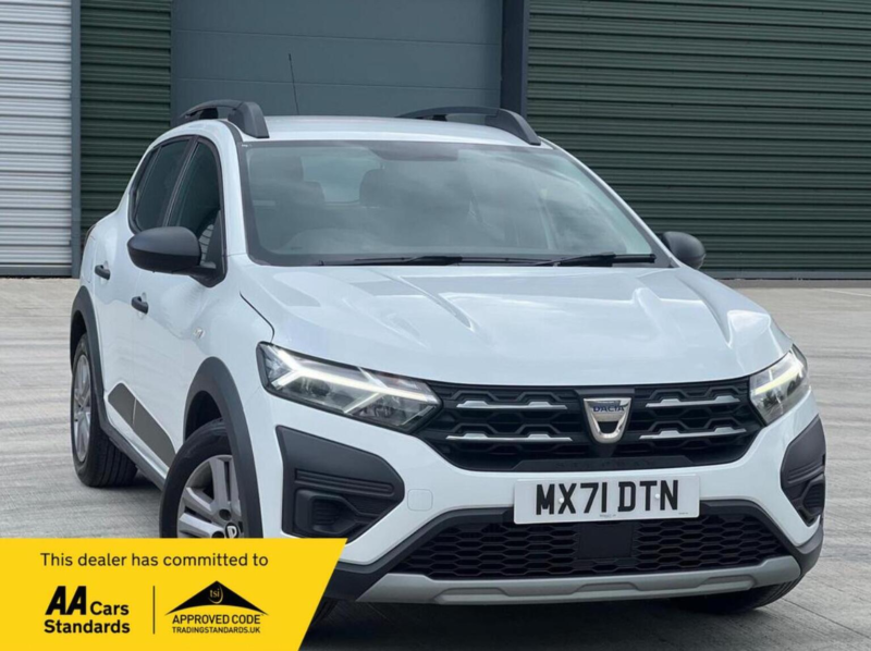 2021 Dacia Sandero Stepway 1.0 Tce Essential Euro 6 (s/s) 5dr in White — image 1