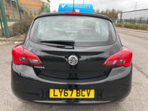 2017 Vauxhall Corsa 1.4i Ecotec Energy Euro 6 3dr in Black — image 6