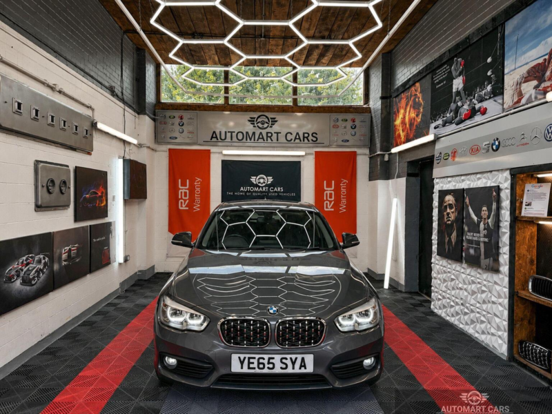 2015 BMW 1 Series 1.5 116d Se Auto Euro 6 (s/s) 5dr in Grey — image 1