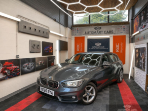 2015 BMW 1 Series 1.5 116d Se Auto Euro 6 (s/s) 5dr in Grey — image 3
