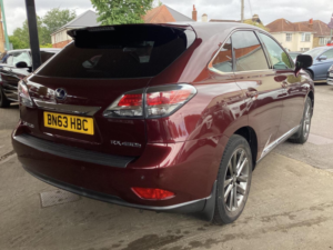 2014 Lexus Rx 3.5 450h V6 F Sport CVT 4WD Euro 5 (s/s) 5dr in Red — image 4