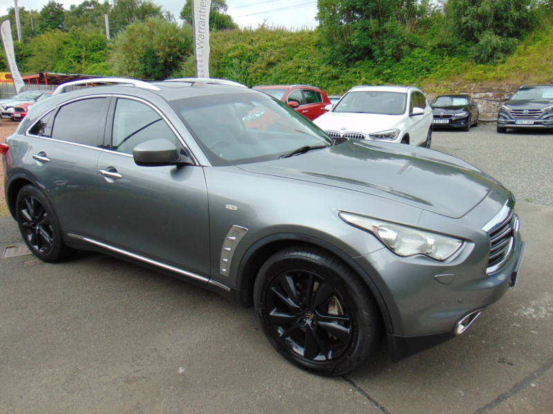 2012 Infiniti Fx 3.0 30d V6 Executive * Mot July 2027 * Only 88261 Miles On The Clock * Finance Available * Free 6 Mo in Grey — image 1