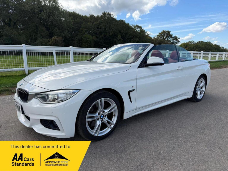 2015 BMW 4 Series 2.0 428i M Sport Auto Euro 6 (s/s) 2dr in White — image 1