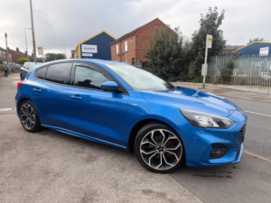 2019 Ford Focus 1.0t Ecoboost St-Line X Euro 6 (s/s) 5dr in Blue — image 3