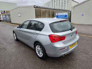 2019 BMW 1 Series 1.5 118i Se Business Auto Euro 6 (s/s) 5dr in Silver — image 4