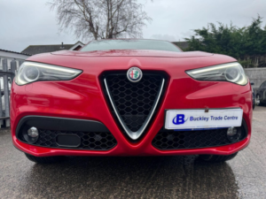 2018 Alfa Romeo Stelvio 2.2 Td Milano Edizione Auto Q4 AWD Euro 6 (s/s) 5dr in Red — image 3