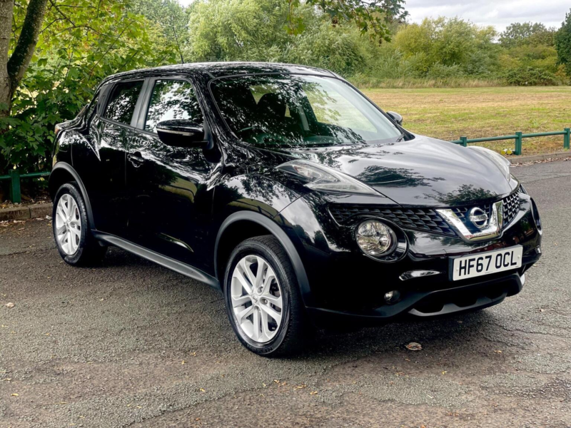 2017 Nissan Juke 1.6 Acenta Xtron Euro 6 5dr in Black — image 1