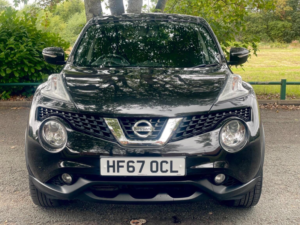 2017 Nissan Juke 1.6 Acenta Xtron Euro 6 5dr in Black — image 2